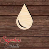 Blood Drop Shape Cutout - Signature Cutouts