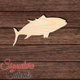 Blue Fin Tuna Fish Shape Cutout