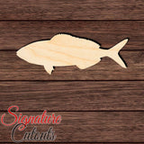 Bogue Fish Shape Cutout