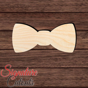 Bowtie 001 Shape Cutout in Wood, Acrylic or Acrylic Mirror - Signature Cutouts