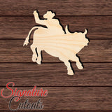 Bull Rider 001 Shape Cutout