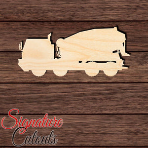 Cement Truck Shape Cutout in Wood, Acrylic or Acrylic Mirror Craft Shapes & Bases Signature Cutouts