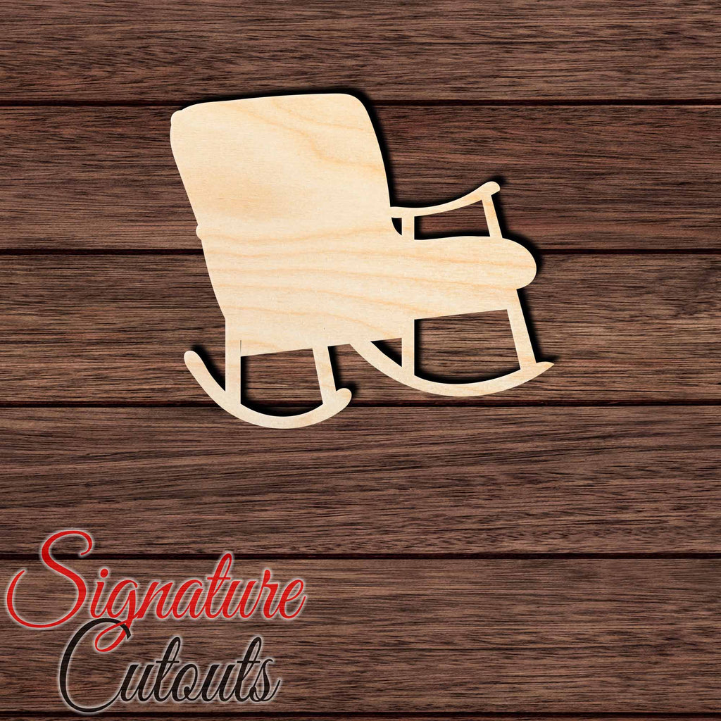 Chair 004 Shape Cutout in Wood, Acrylic or Acrylic Mirror - Signature Cutouts