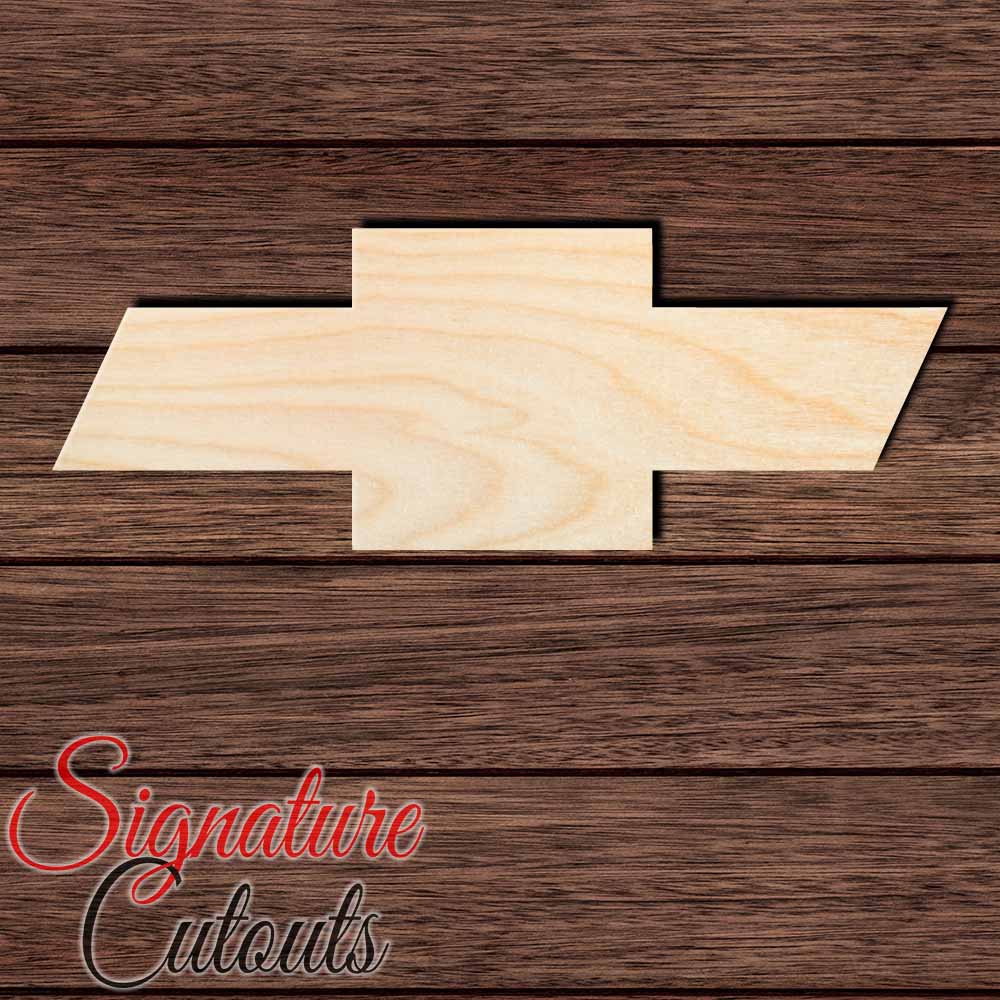 Chevy Emblem Unfinished Shape Cutout