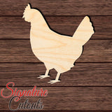 Chicken 009 - Hamburg Shape Cutout