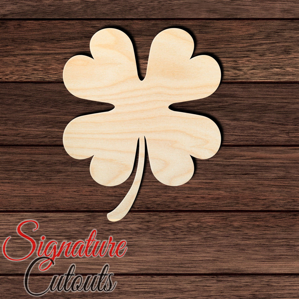 Clover 005 Shape Cutout in Wood, Acrylic or Acrylic Mirror - Signature Cutouts