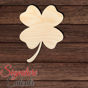 Clover 006 Shape Cutout in Wood, Acrylic or Acrylic Mirror - Signature Cutouts