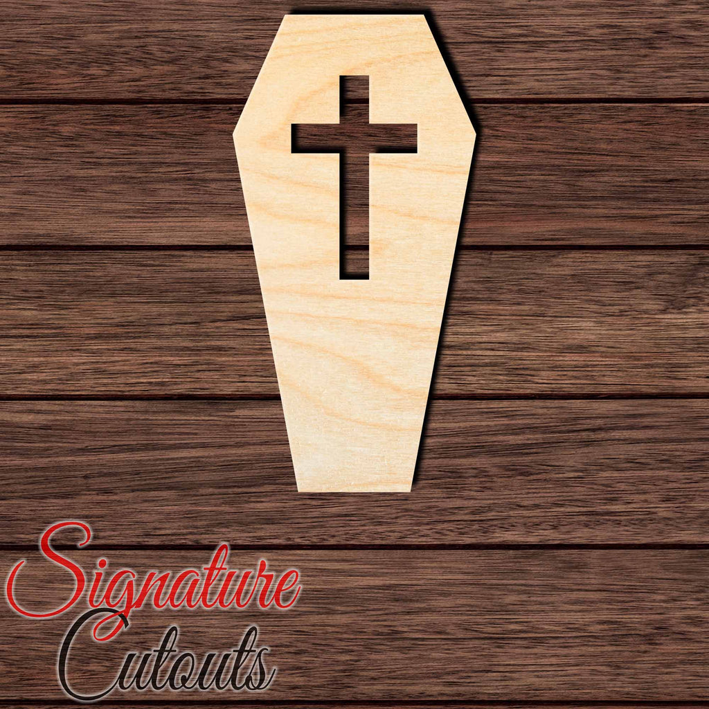 Coffin 001 Shape Cutout - Signature Cutouts