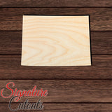 Colorado State Shape Cutout in Wood, Acrylic or Acrylic Mirror - Signature Cutouts