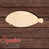 Common Sole Fish Shape Cutout