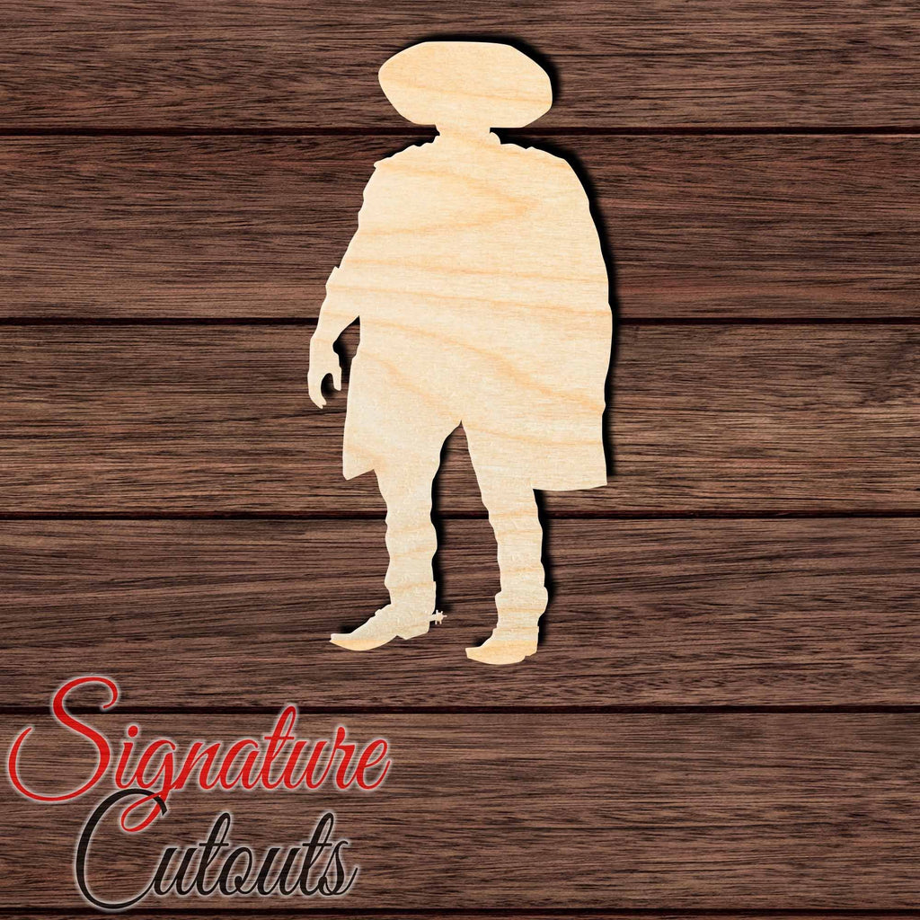 Cowboy 001 Shape Cutout in Wood, Acrylic or Acrylic Mirror - Signature Cutouts