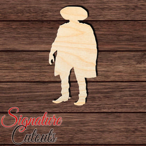 Cowboy 001 Shape Cutout in Wood, Acrylic or Acrylic Mirror - Signature Cutouts