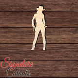 Cowgirl 001 Shape Cutout