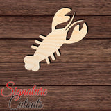 Crawfish 001 Shape Cutout in Wood, Acrylic or Acrylic Mirror - Signature Cutouts