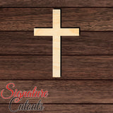 Cross 004 Shape Cutout in Wood, Acrylic or Acrylic Mirror - Signature Cutouts