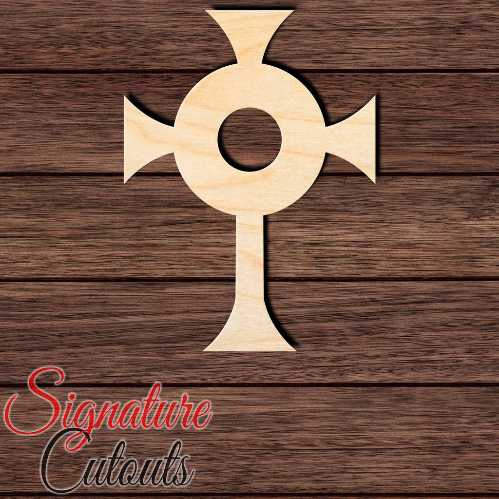 Cross 013 Shape Cutout in Wood, Acrylic or Acrylic Mirror - Signature Cutouts