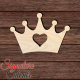 Crown 001 - With Heart Shape Cutout