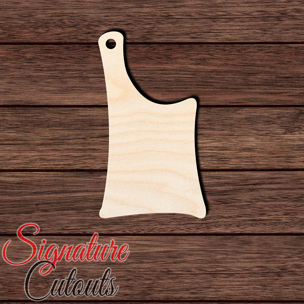 Cutting Board 014 Shape Cutout in Wood, Acrylic or Acrylic Mirror - Signature Cutouts