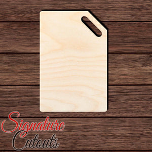 Cutting Board 020 Shape Cutout in Wood, Acrylic or Acrylic Mirror - Signature Cutouts