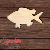 Damsel Fish Shape Cutout