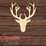 Deer Head 003 Shape Cutout