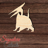 Dinosaur 009 Shape Cutout