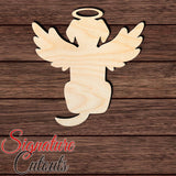 Dog Angel with Halo 001 Shape Cutout