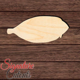 Dover Sole Fish Shape Cutout in Wood, Acrylic or Acrylic Mirror - Signature Cutouts