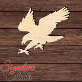 Eagle 008 Shape Cutout in Wood, Acrylic or Acrylic Mirror - Signature Cutouts