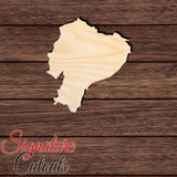 Ecuador Shape Cutout