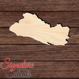 El Salvador Shape Cutout
