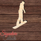 Female Snowboarder 009 Shape Cutout