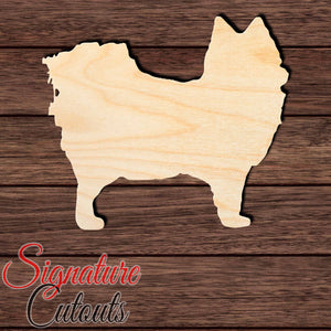 Finnish Lapphund 004 Shape Cutout in Wood, Acrylic or Acrylic Mirror Craft Shapes & Bases Signature Cutouts