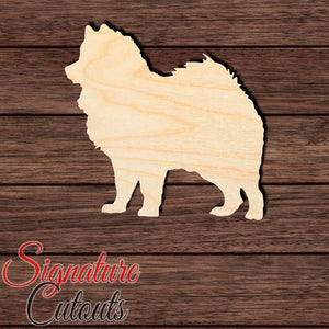 Finnish Lapphund 005 Shape Cutout in Wood, Acrylic or Acrylic Mirror Craft Shapes & Bases Signature Cutouts