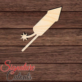 Firecracker 001 Shape Cutout in Wood, Acrylic - Signature Cutouts