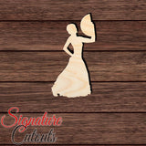 Flamenco Female Dancer 002 Shape Cutout in Wood, Acrylic or Acrylic Mirror - Signature Cutouts
