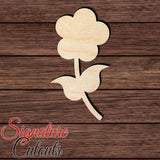 Flower 007 Shape Cutout in Wood, Acrylic or Acrylic Mirror - Signature Cutouts