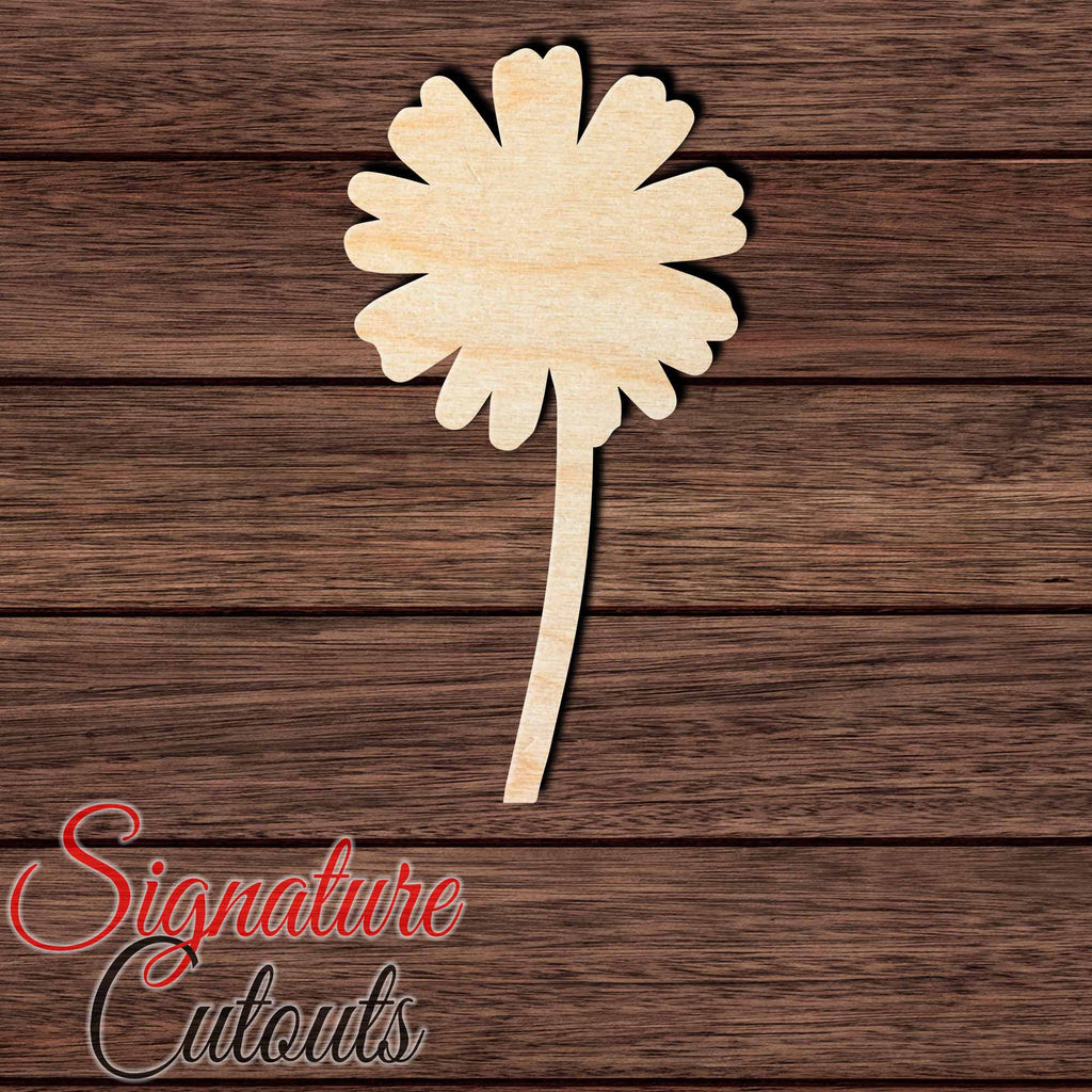 Flower 011 Shape Cutout in Wood, Acrylic or Acrylic Mirror - Signature Cutouts