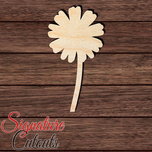 Flower 011 Shape Cutout in Wood, Acrylic or Acrylic Mirror - Signature Cutouts