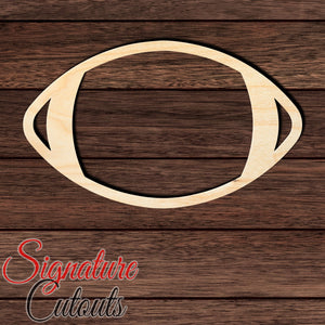Football 003 Shape Cutout in Wood, Acrylic or Acrylic Mirror - Signature Cutouts