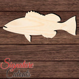 Gag Grouper 001 Fish Shape Cutout
