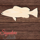 Gag Grouper 002 Fish Shape Cutout