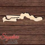 Gambia Shape Cutout