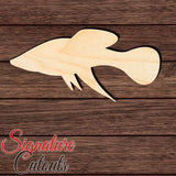 Gambusia Fish Shape Cutout