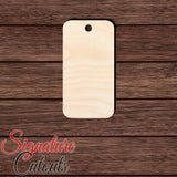 Gift Tag 006 Shape Cutout in Wood, Acrylic or Acrylic Mirror - Signature Cutouts