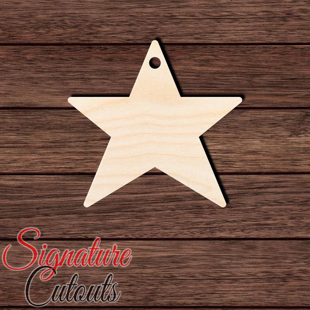 Gift Tag 011 Shape Cutout in Wood, Acrylic or Acrylic Mirror - Signature Cutouts