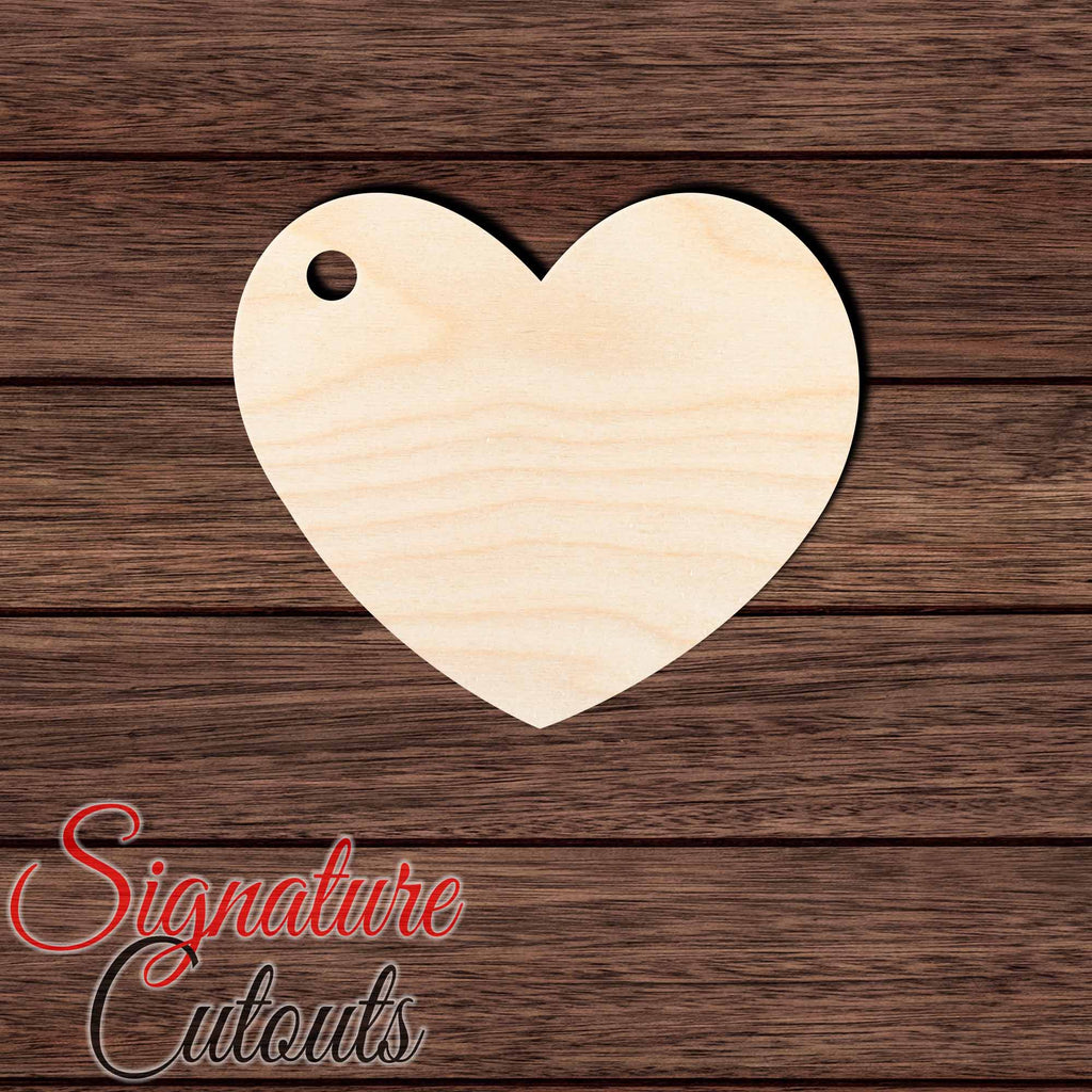 Gift Tag 012 Shape Cutout in Wood, Acrylic or Acrylic Mirror - Signature Cutouts