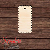 Gift Tag 013 Shape Cutout in Wood, Acrylic or Acrylic Mirror - Signature Cutouts