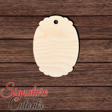 Gift Tag 020 Shape Cutout in Wood, Acrylic or Acrylic Mirror - Signature Cutouts
