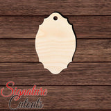 Gift Tag 023 Shape Cutout in Wood, Acrylic or Acrylic Mirror - Signature Cutouts